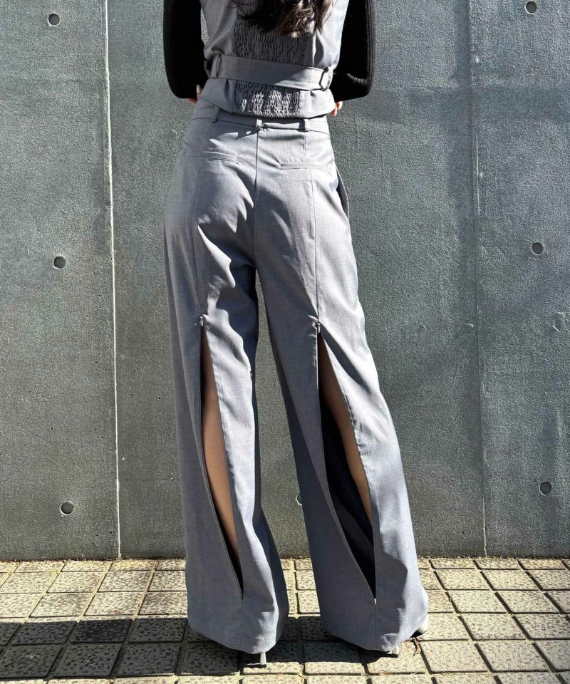 ASPESI(アスペジ) 起毛コットンエラスティックパンツ ネイビー 46 ASPESI(アスペジ) 起毛コットンエラスティックパンツ ネイビー