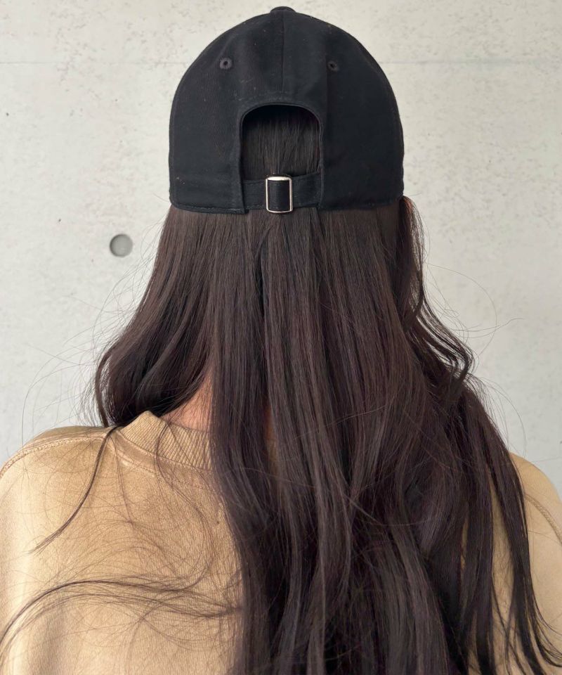 大人も着やすいシンプルファッション バ バイカラーCAP（BRN