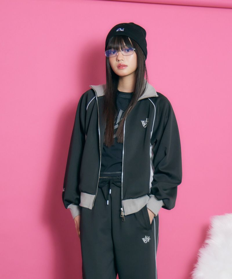 wondervisitor×ENVYM】パイピングトラックジャケット | レディス wondervisitor×ENVYM】パイピングトラックジャケット | レディス