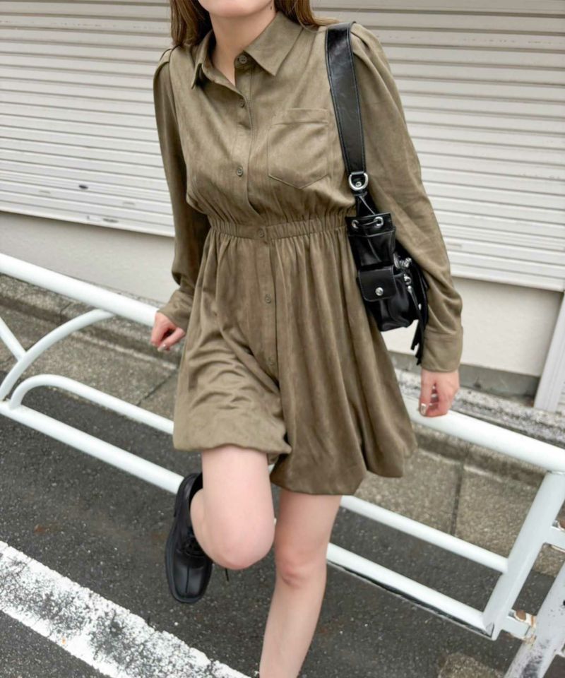 BURBERRY BLUE LABEL　バルーンシルエット ワンピース BURBERRY BLUE LABEL バーバリーブルーレーベル レディース