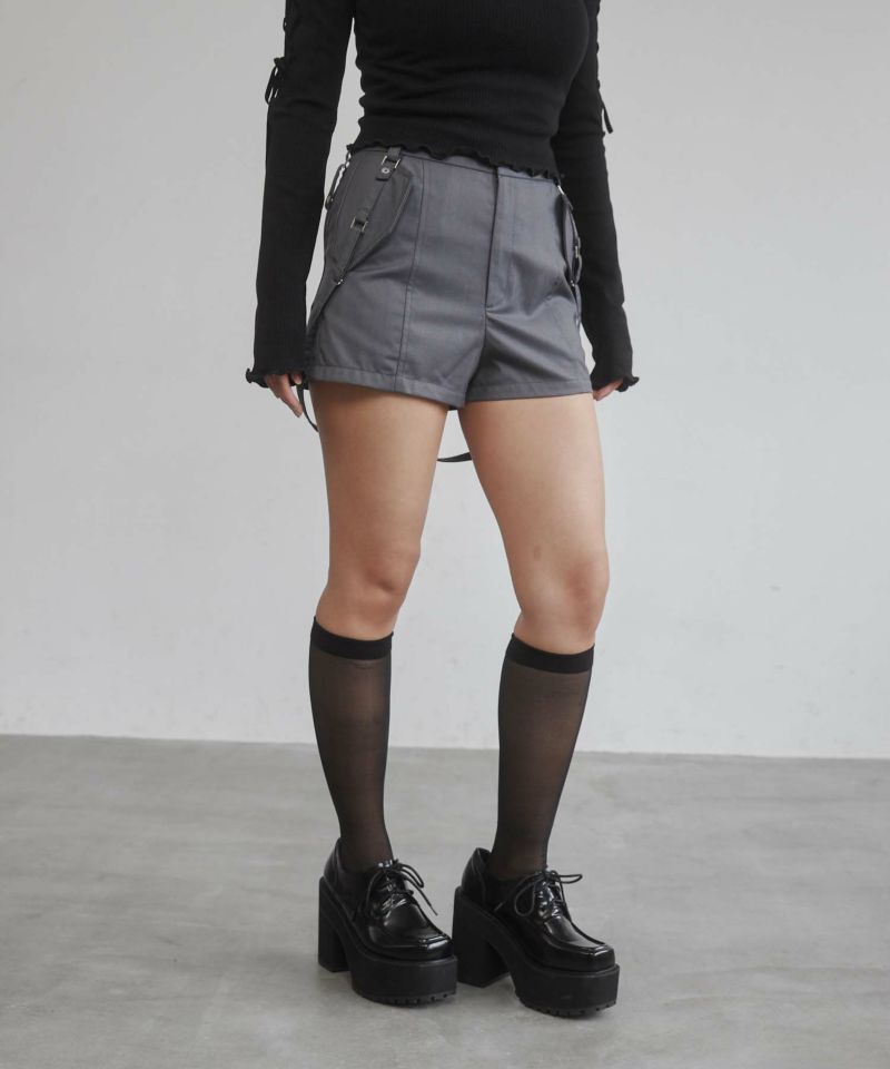 レフレム サスペンダー付きショートパンツ REFLEM（レフレム）の「『REFLEM/レフレム』サスペンダー付き