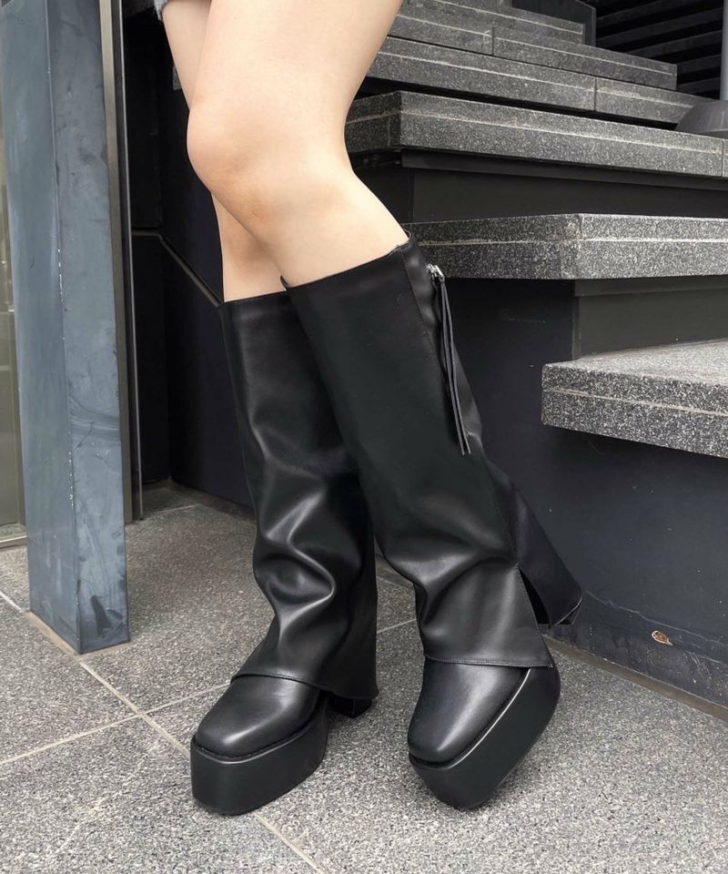 豊富な商品から レッグカバーロングブーツ | ENVYM レディスファッション 靴