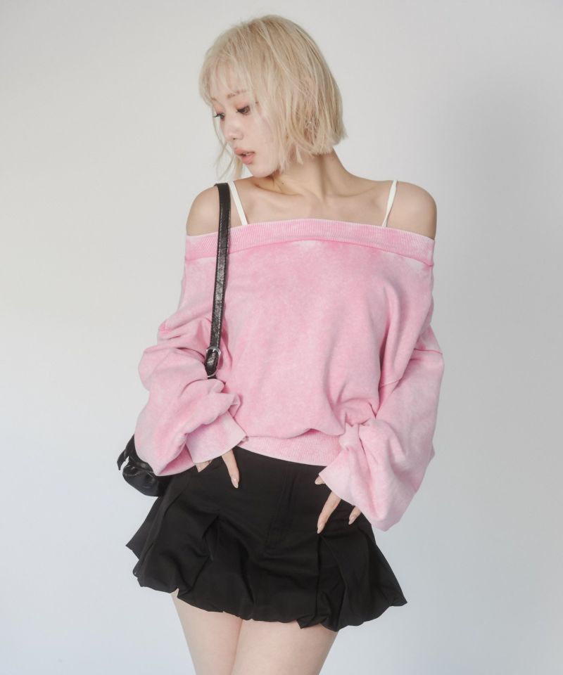 ピグメントオフショルスウェット | レディスファッション ENVYM