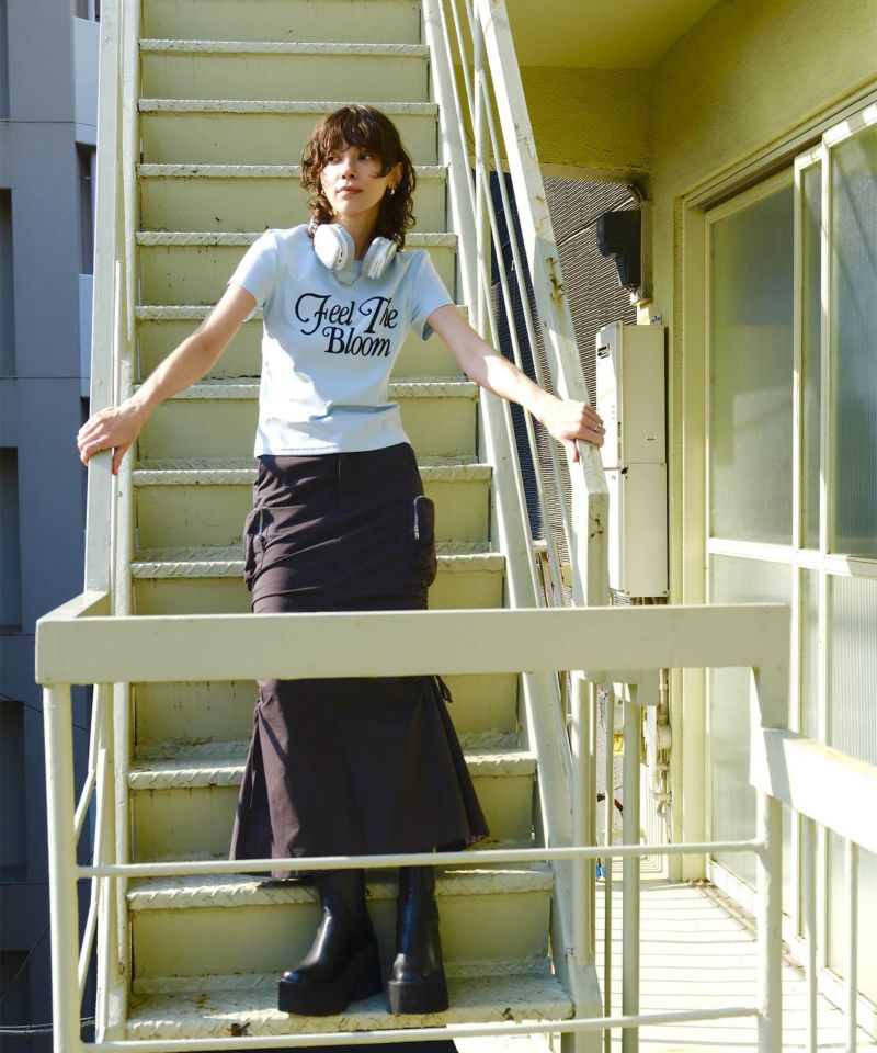 ENVYM ×AIMI コラボスカート　黒 ENVYM スカート スリットロングプリーツSK : ZOZOTOWN Yahoo!店