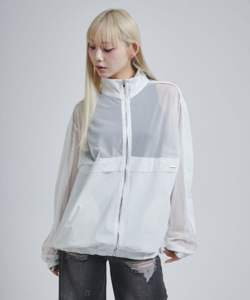 メッシュドッキングブルゾン | レディスファッション ENVYM