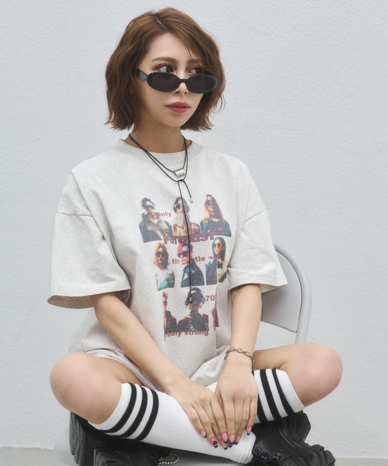 AnnMiru ビックTシャツ Aimi×ENVYM】ヴィンテージBIGTシャツ | レディスファッション