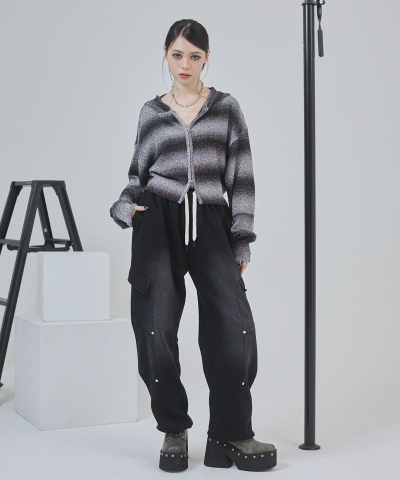 ENVYM スエットパンツ ENVYM スウェットパンツ ジャージ ウォッシュドスウェットパンツ